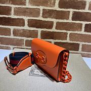 Gucci Horsebit 1955 Mini Bag in Orange 724713 20x12x5.5cm - 4