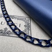 Gucci Horsebit 1955 Mini Bag in Blue 724713 20x12x5.5cm - 2