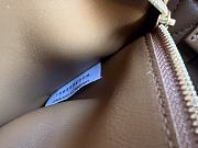 Bottega Veneta Brick Cassette Shoulder Bag in Brown 28x14x10cm - 6