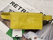 Bottega Veneta The Belt Cassette Bag in Yellow 19.5x6x10.5cm - 1