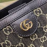 Gucci Ophidia Medium Tote Bag With Web ‎in Black 38x28x14cm - 4