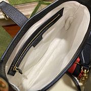 Gucci Jackie 1961 Small Shoulder Black Leather Bag 28x19x4.5cm - 3