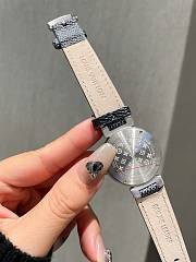Louis Vuitton Tambour Slim Watch in Silver - 4