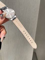 Louis Vuitton Tambour Slim Watch in Silver - 5
