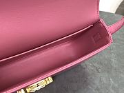 Celine Triomphe Shoulder Bag in Pink 20x10x4cm - 4