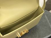 Celine Triomphe Shoulder Bag in Yellow 20x10x4cm - 6