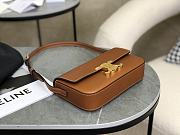 Celine Triomphe Shoulder Bag in Brown 20x10x4cm - 6