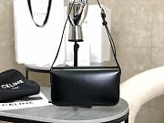 Celine Triomphe Shoulder Bag in Black 20x10x4cm - 3