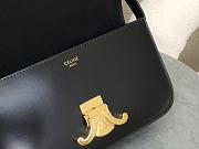 Celine Triomphe Shoulder Bag in Black 20x10x4cm - 5
