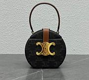 Celine Box Triomphe Tote Bag 12.5×11.5×9cm - 1