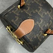 Celine Box Triomphe Tote Bag 12.5×11.5×9cm - 4
