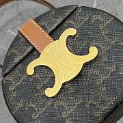 Celine Box Triomphe Tote Bag 12.5×11.5×9cm - 3