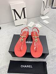 Chanel Sandals In Red For Women - 1
