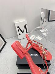 Chanel Sandals In Red For Women - 3