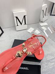 Chanel Sandals In Red For Women - 4