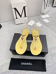 Chanel Sandals In Yellow For Women - 1