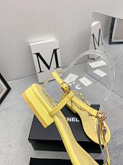 Chanel Sandals In Yellow For Women - 3