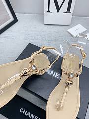 Chanel Sandals In Beige For Women - 5