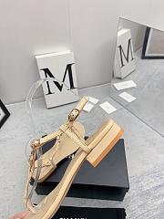 Chanel Sandals In Beige For Women - 4
