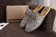 Gucci Princetown Glitter Slippers - 5