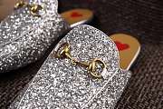 Gucci Princetown Glitter Slippers - 6