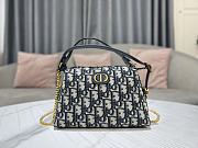 Dior Cowhide Leather Bento Bag 20x13cm - 6