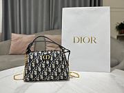 Dior Cowhide Leather Bento Bag 20x13cm - 4