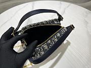 Dior Cowhide Leather Bento Bag 20x13cm - 3