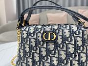 Dior Cowhide Leather Bento Bag 20x13cm - 2
