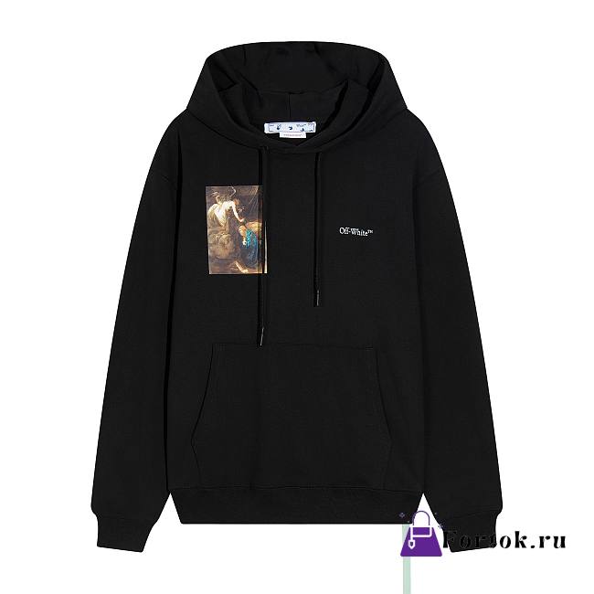Off-white Hoodie in Black - 1