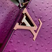 Louis Vuitton Capucines Monogram Flower Pattern Bag in Pink 27×18×9 cm - 5