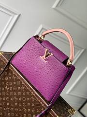 Louis Vuitton Capucines Monogram Flower Pattern Bag in Pink 31.5×20×11 cm - 1