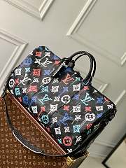 Louis Vuitton Keepall Bandoulière Monogram Eclipse Bag 50x29x23cm - 1