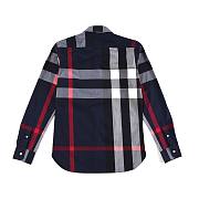 Burberry Check Stretch Cotton Poplin Shirt in Blue - 2