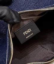 Fendi Blue Graphy Bag 29x24.5x10cm - 6