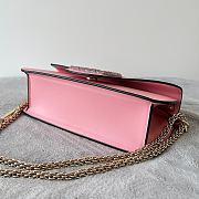 Valentino Garavani Mini Locò Crystal-Embellished Shoulder Bag in Pink - 4