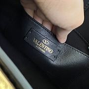 Valentino Vlogo Signature Small Leather Handbag With Feather - 2