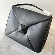 Valentino Garavani One Stud Maxi Hobo Bag in Black 40x30x12cm - 4