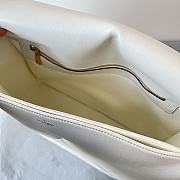 Valentino Garavani One Stud Maxi Hobo Bag in White 40x30x12cm - 5