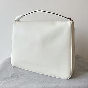 Valentino Garavani One Stud Maxi Hobo Bag in White 40x30x12cm - 3