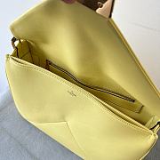 Valentino Garavani One Stud Maxi Hobo Bag in Yellow 40x30x12cm - 4