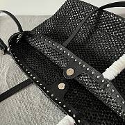 Valentino Garavani Rockstud Shopping Bag in Black 48×27.5×12.5cm  - 2