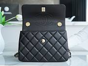 Chanel 22 Trendy CC Embossed Leather Bag 25cm - 5