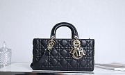 Dior Lady D-Joy Bag in Black 26x13.5x5cm - 1