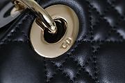 Dior Lady D-Joy Bag in Black 26x13.5x5cm - 5