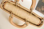 Dior Lady D-Joy Natural Cannage Raffia Bag 26x13.5x5cm - 2