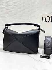 Loewe Puzzle Bag in Black 24x16x10cm - 3