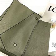 Loewe Puzzle Messenger Bag in Green 37x25x9cm - 4