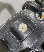 Loewe Leather Shopping Tote Bag in Black 30x27x13cm  - 3