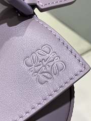 Loewe Puzzle Edge Purple Bag in Satin Calfskin 24x10.5x16.5cm - 5